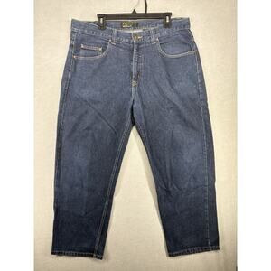 Anchor Blue Originals Men's Baggy Jeans Sz 36x30 Blue Denim Y2K Pants